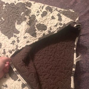 Cow print blanket